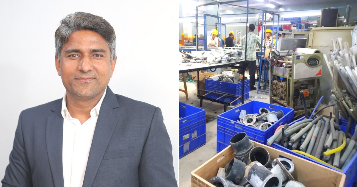 Raj Kumar, Founder of Deshwal Waste Management which is recycling e-waste