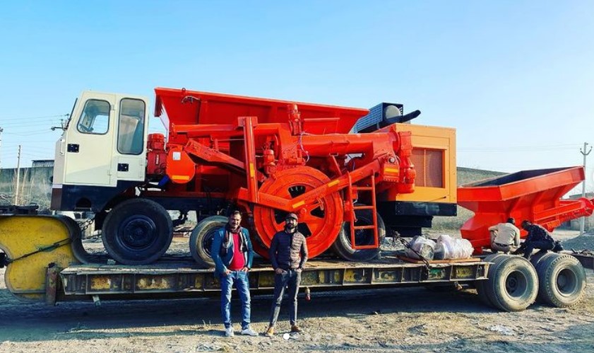 Satish kumar innovator of fully automated brick making machine