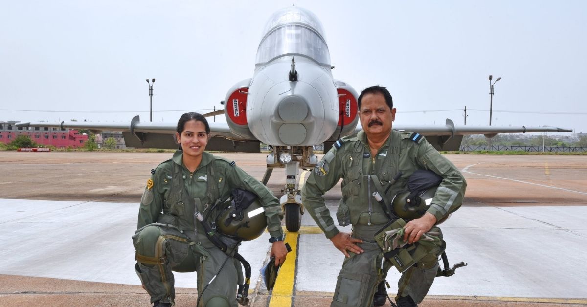 Father daughter fly in formation IAF