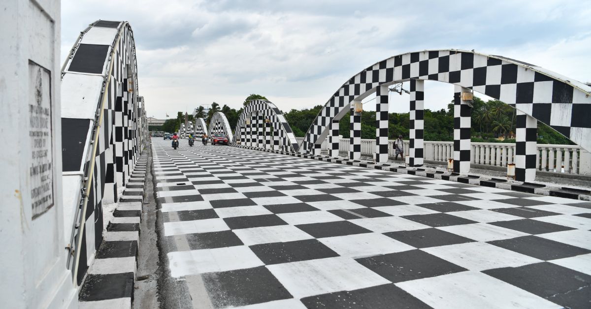 Napier's Bridge in Chennai