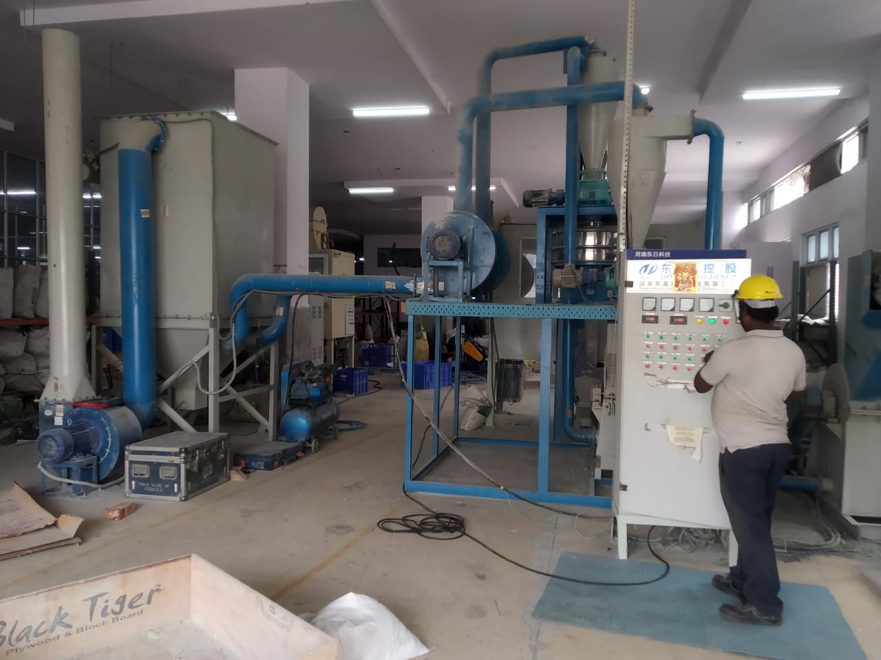 Deshwal Waste Management factory which helps recycle e-waste