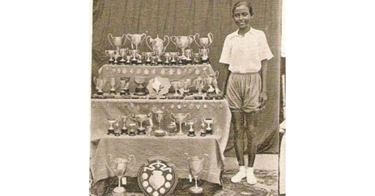 Ila Mitra with her medals