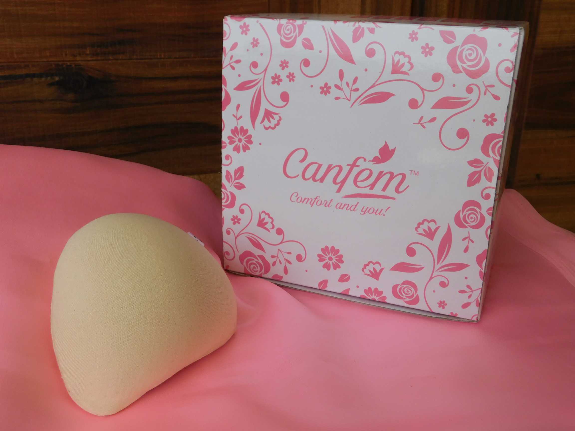 A breast prosthesis made by Canfem 