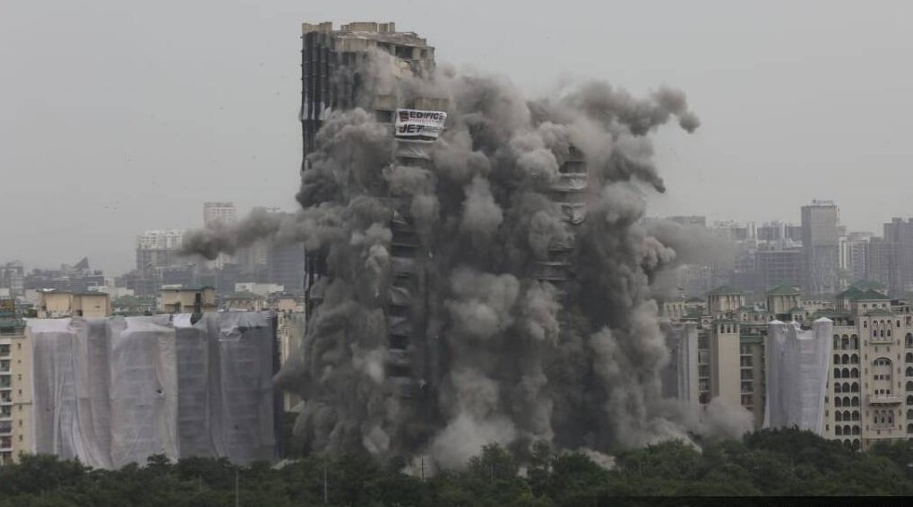 Demolition of Supertech towers
