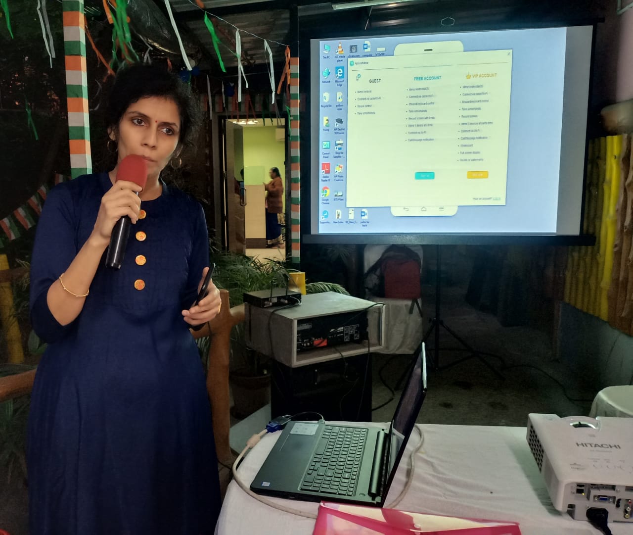 Kelas di Mobile Pathshala dilakukan secara offline dan online