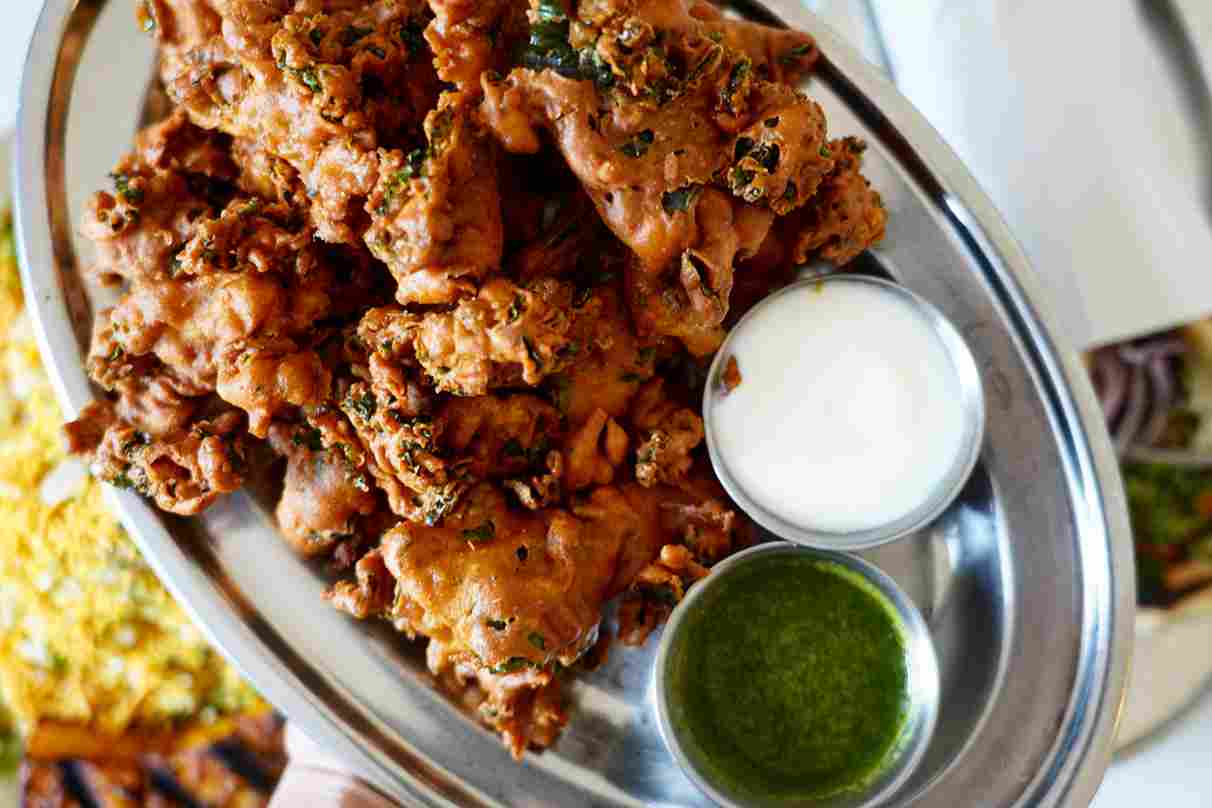 Kale Pakoras at Chai Pani