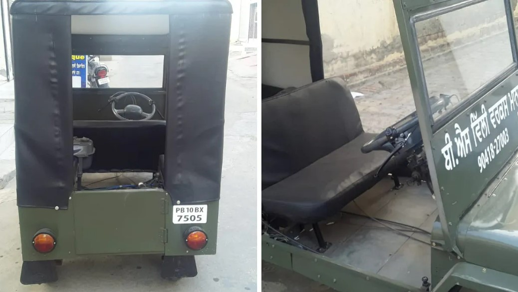 Mini jeep innovation for the disabled by Punjab mechanic