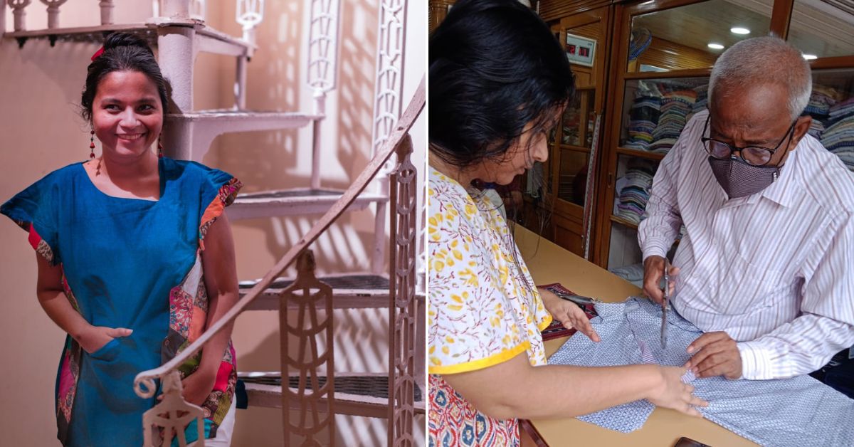 Soumita mendesain semua pakaian sesuai dengan kebutuhan klien. 