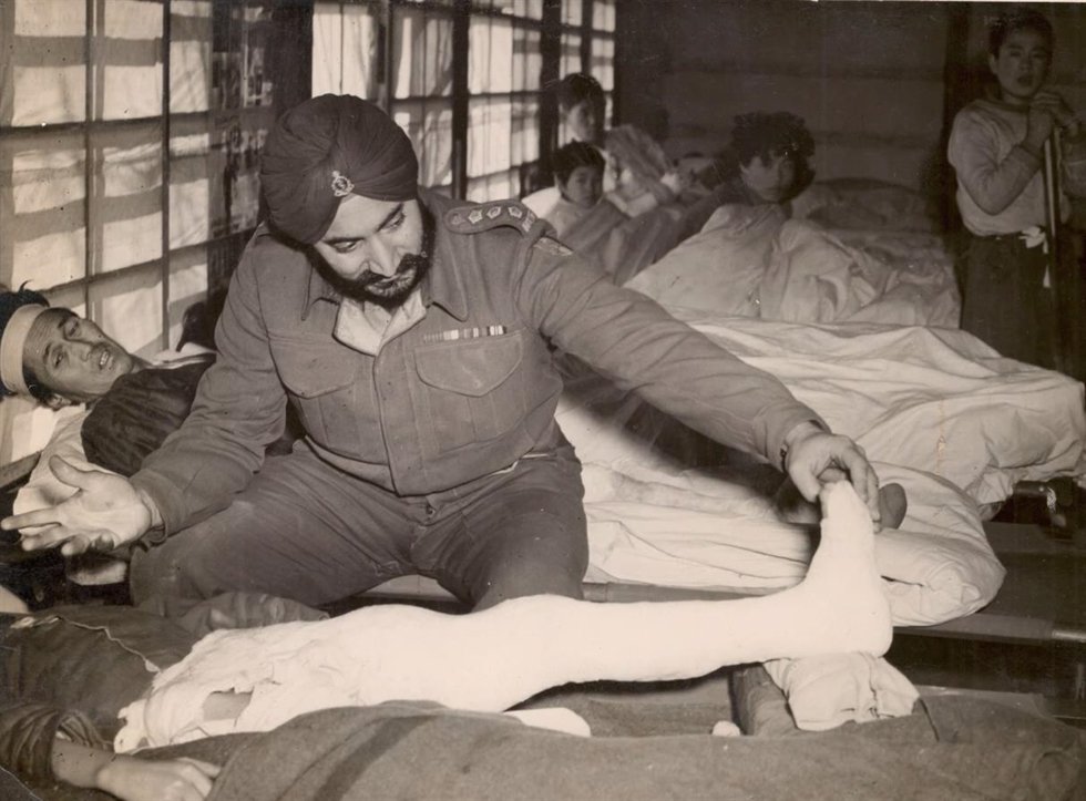 Lieutenant Colonel Dr. AG Rangaraj led the Indian Army's 60 Para Field Ambulance Unit during the Korean War. 