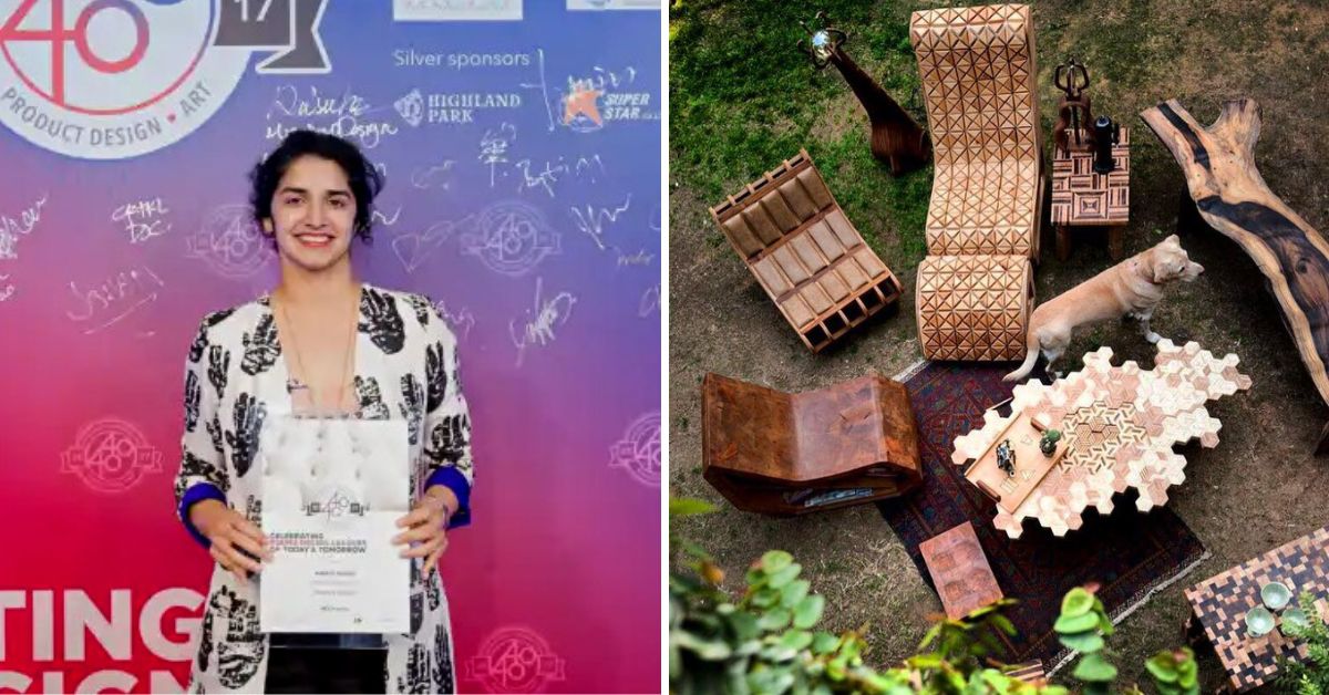 Designer Makes Water & Fire Resistant ‘Differniture’ From Waste Wood