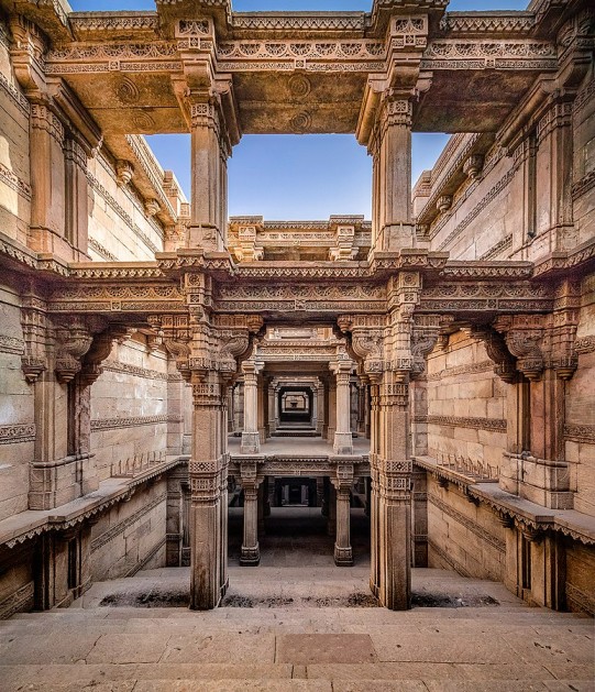 Adalaj stepwell aka Rudabai stepwell 