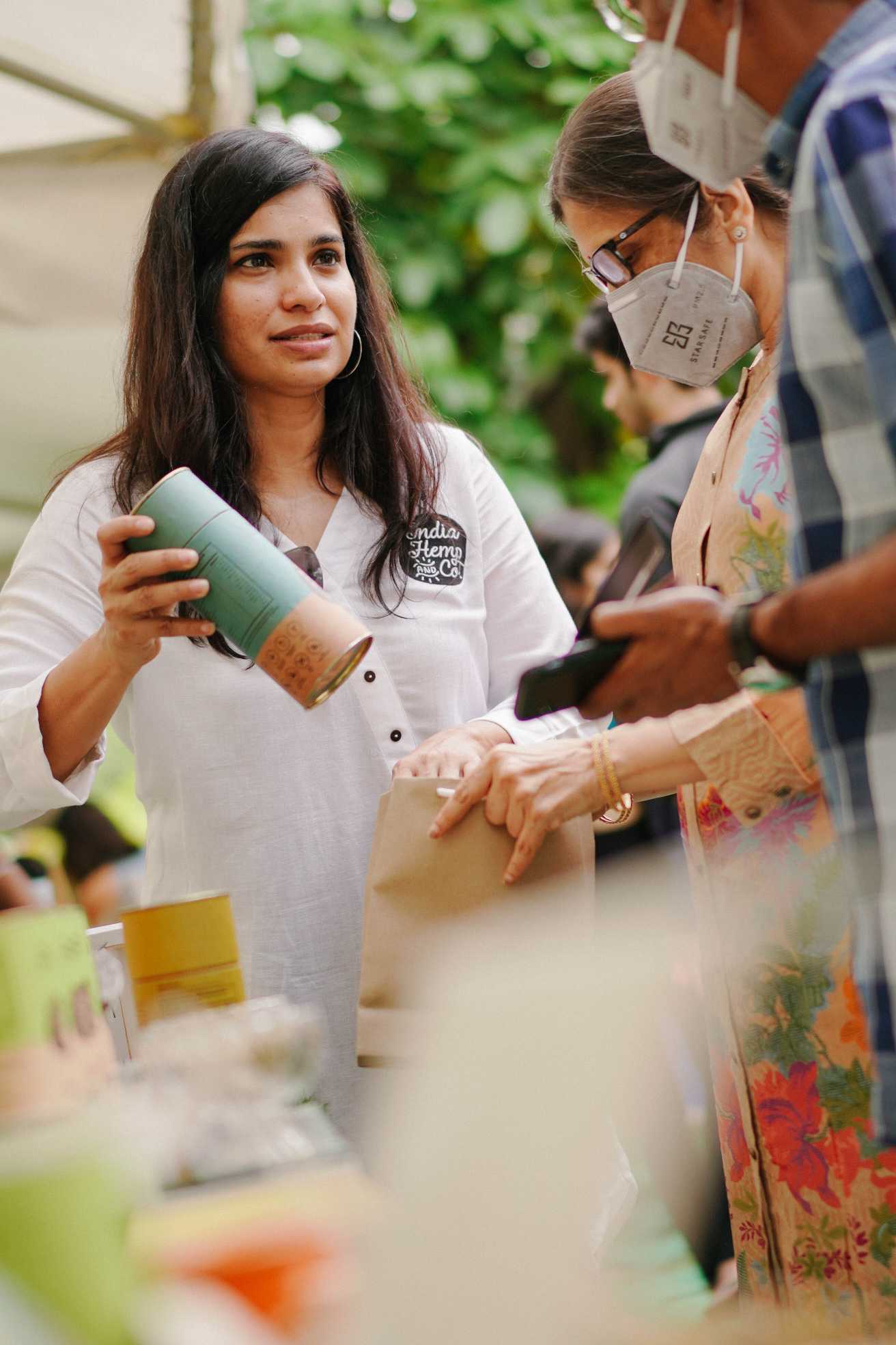 India Hemp & Co. at a city exhibition