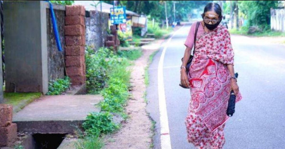At 65, Kerala’s Narayani Teacher Walks 25 KM Everyday For Her Students