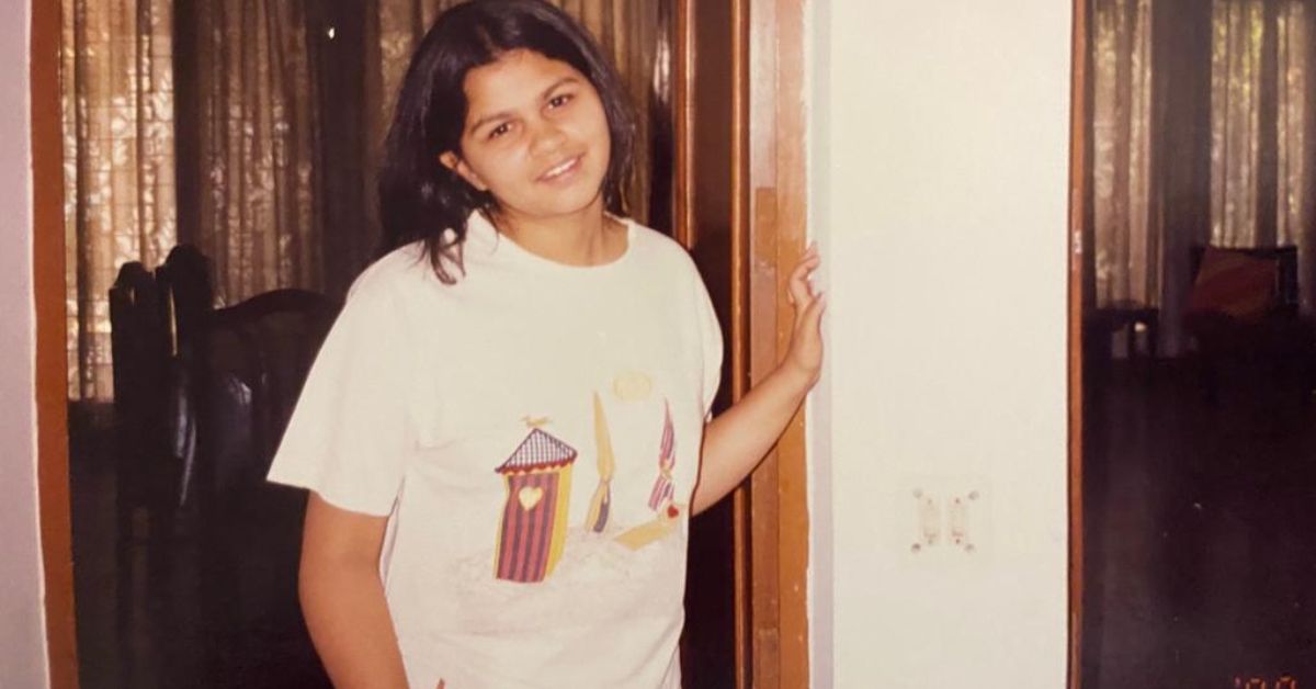 Radhika Nihalani in her childhood