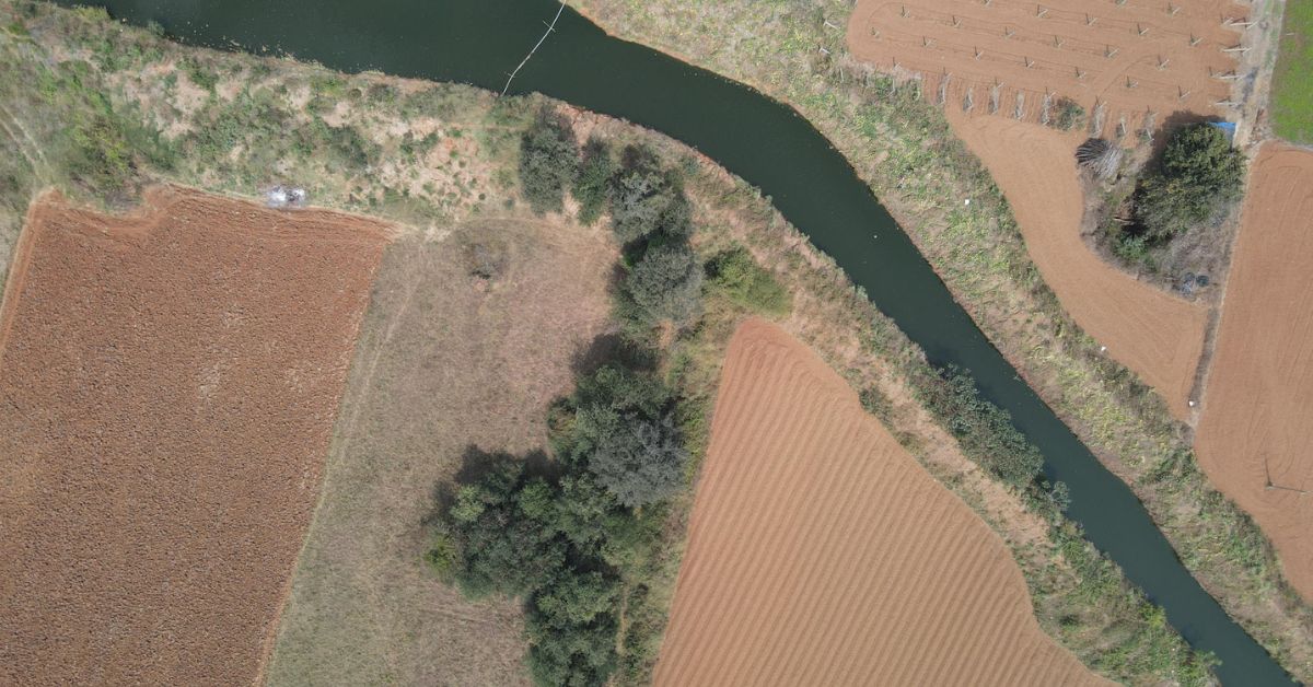 The Storm water drain to Bidaraguppe lake