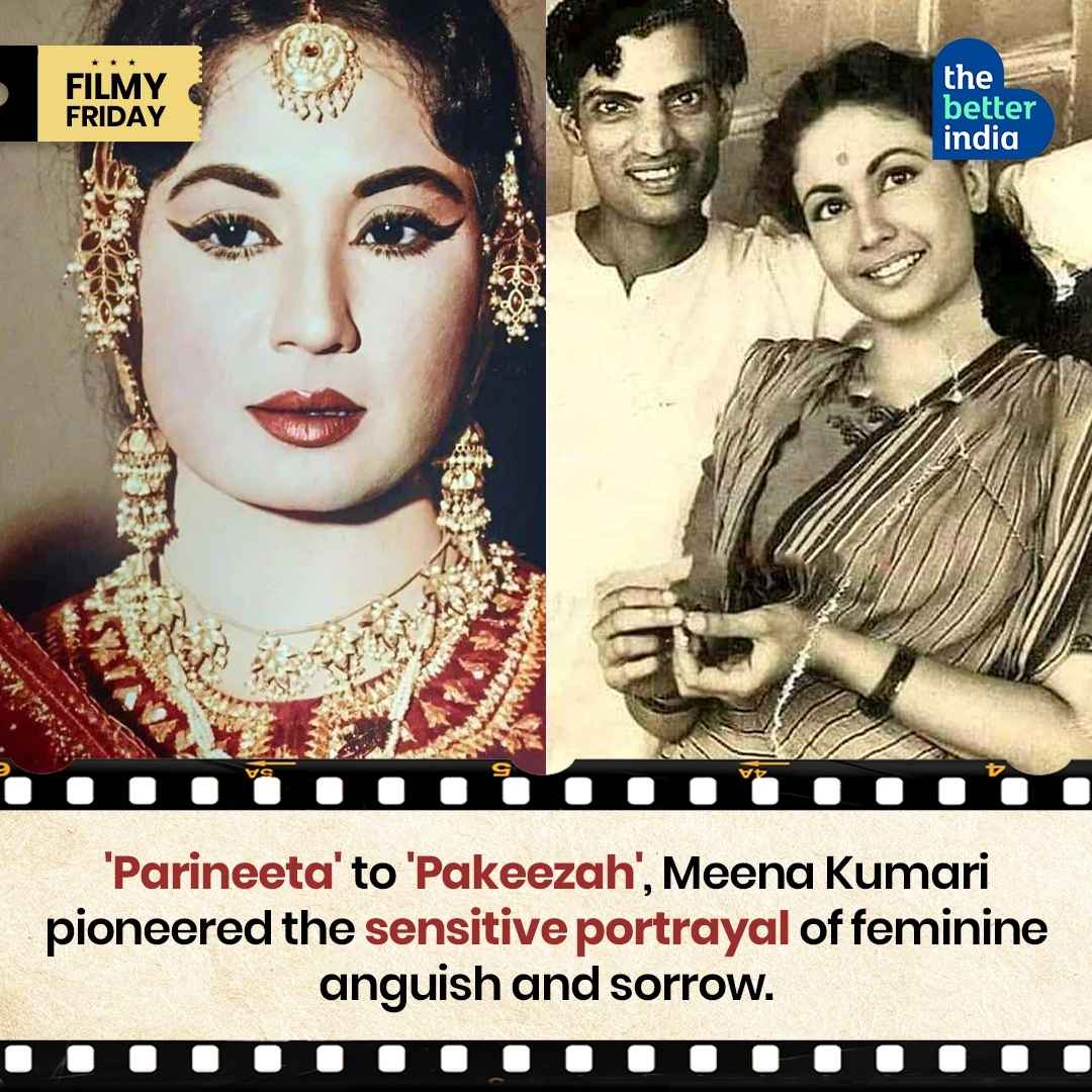 Meena Kumari, a veteran actress of Hindi cinema