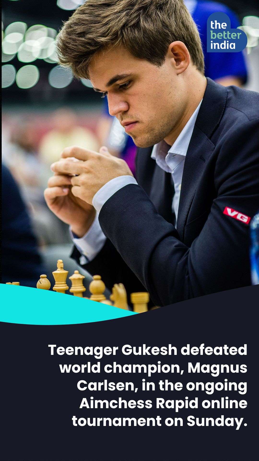 Indian Teen Dommaraju Gukesh Becomes Youngest To Beat Magnus