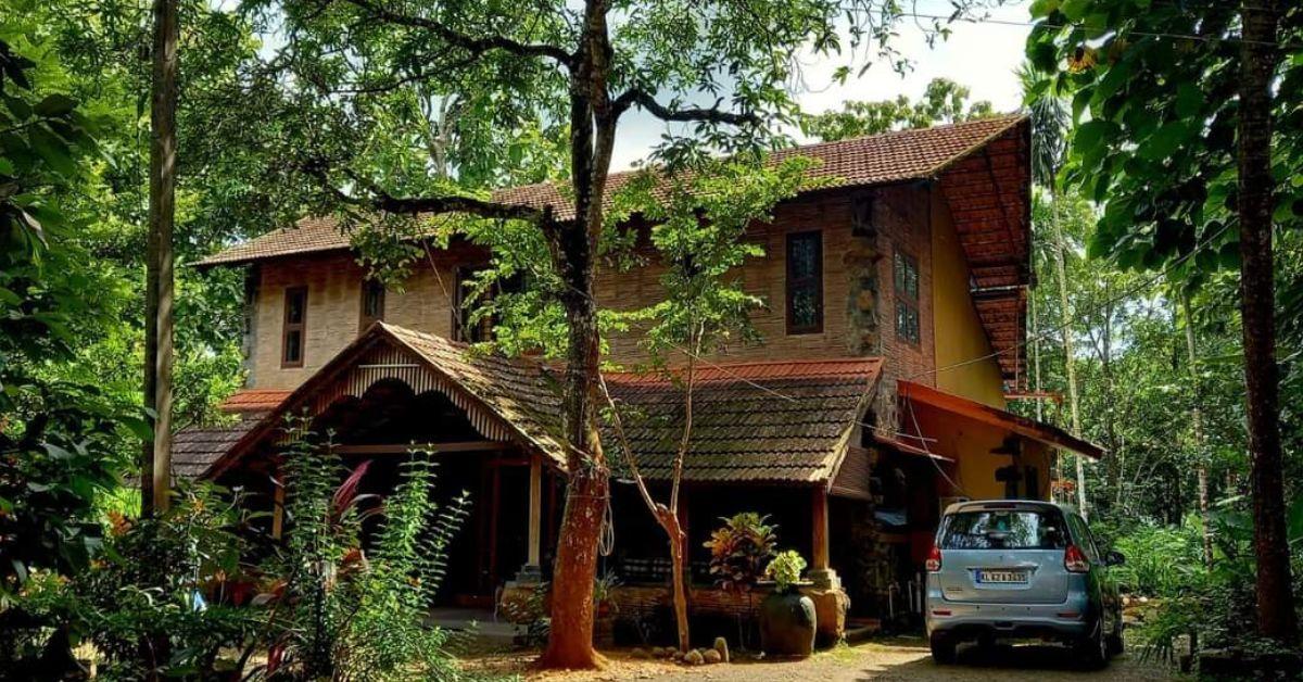 A sustainable house in Ranni, Kerala.