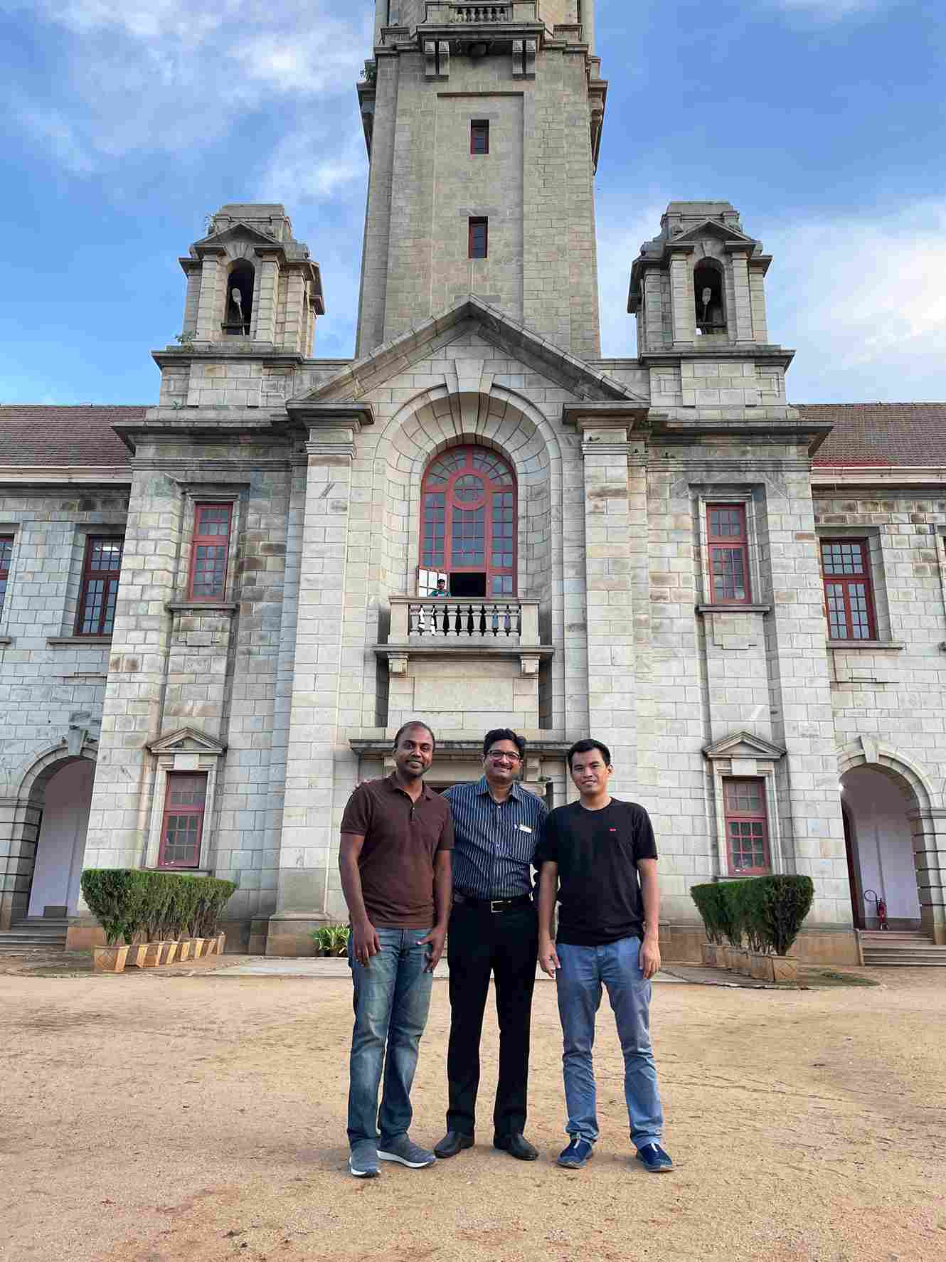 Dr (Maj) Satish Somayya Jeevannavar, Dr Radhakrishna, and Ashwin Chandrasekaran