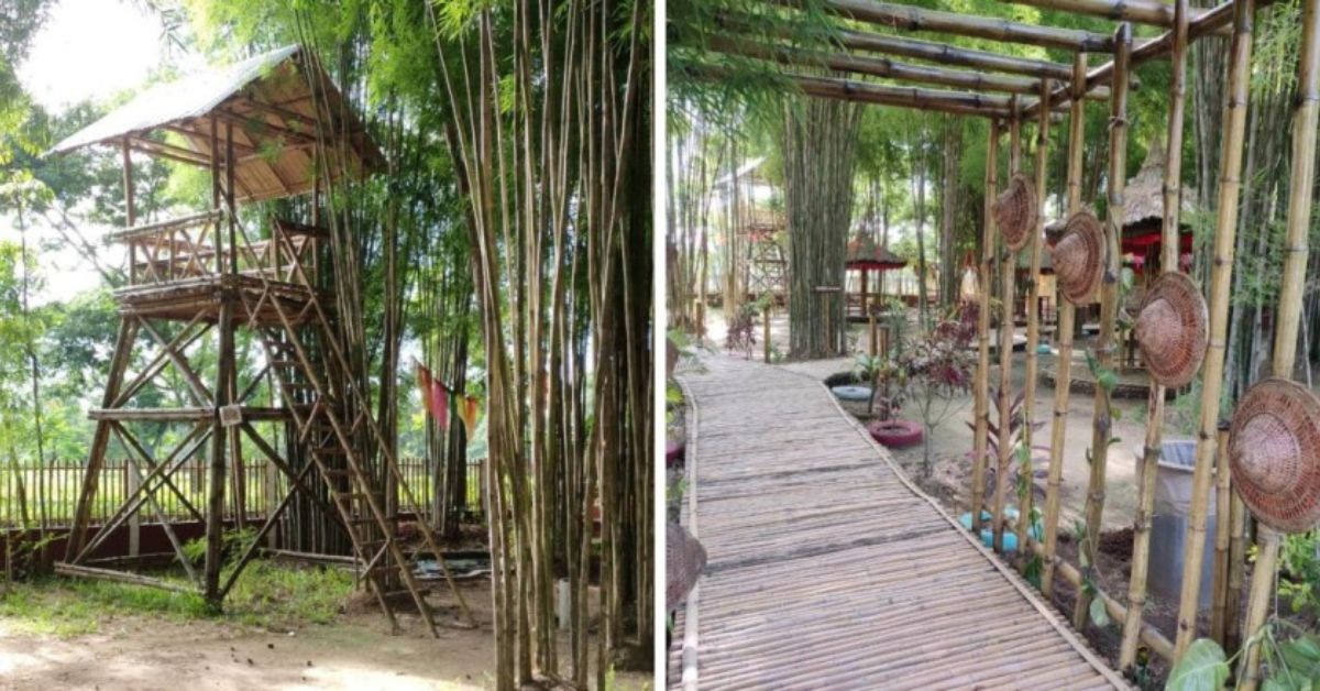 Architect Turns 9-Acre Barren Land into Unique Bamboo Village & Eco-Tourism Hub
