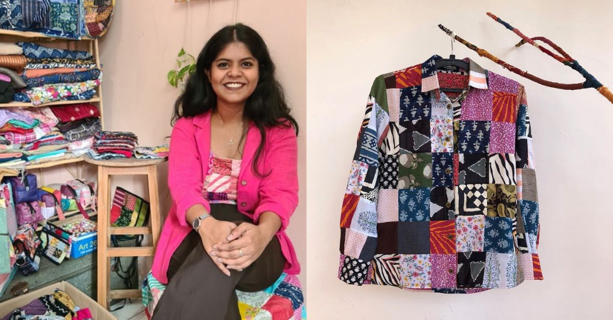 Anshika Yadav upcycles fabric scraps