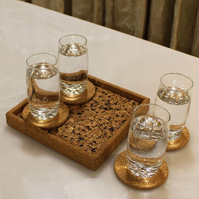 Cork coasters