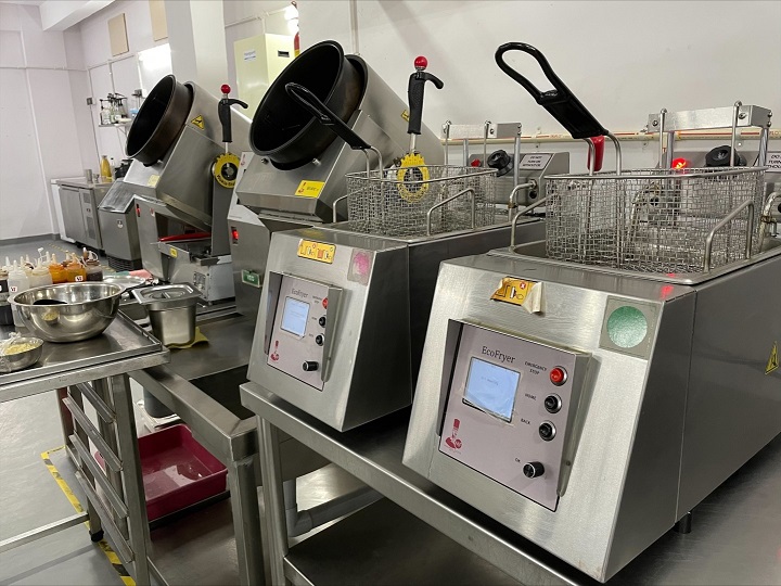 the machines developed by mukunda foods - wokie, air fryer, dosamatic
