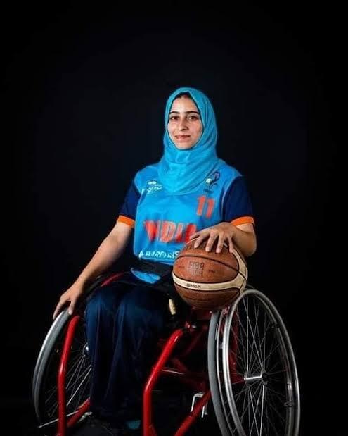 Ishrat Akther, the first international wheelchair basketball player from Jammu Kashmir