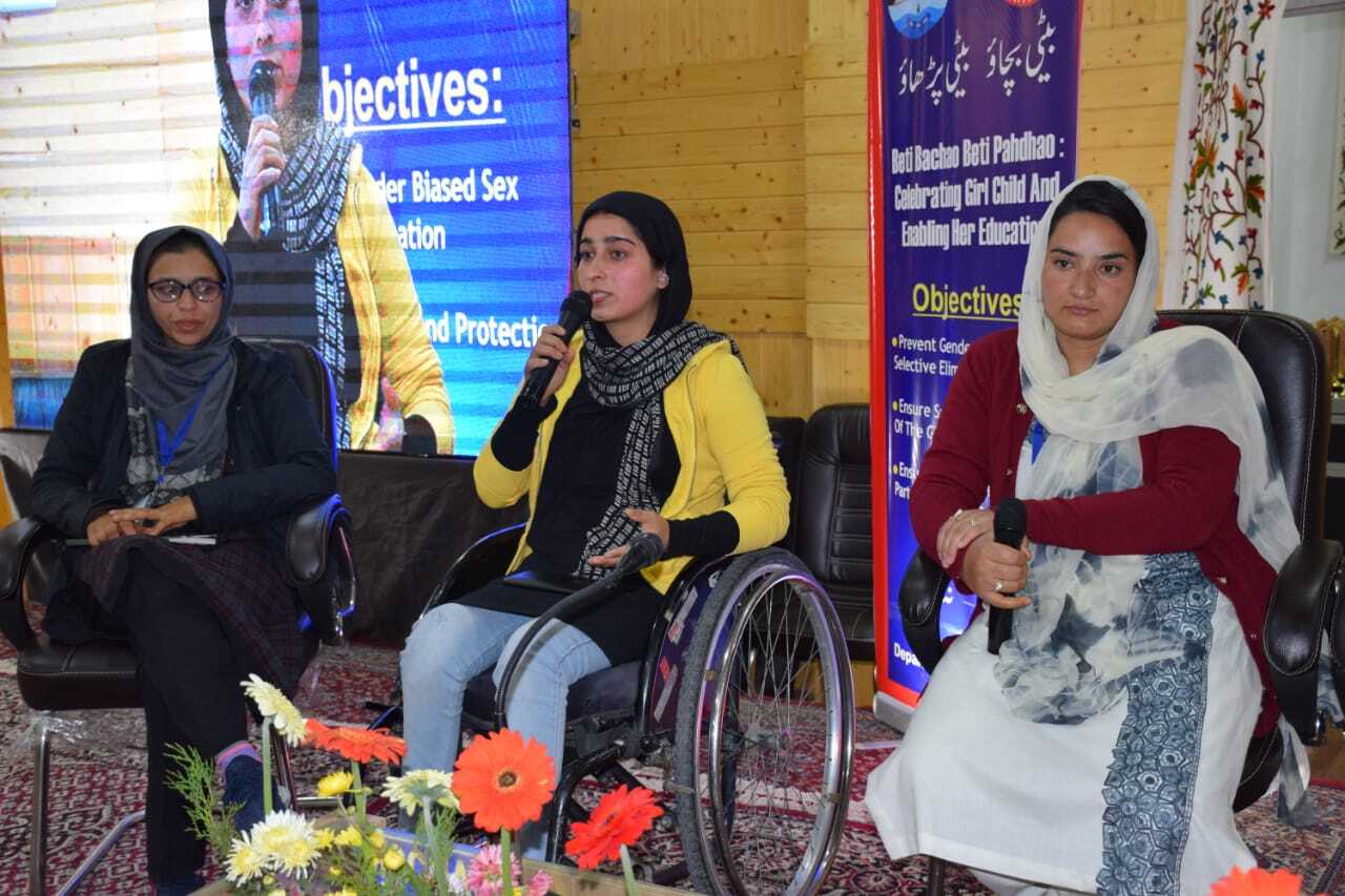 Ishrat Akther at one of her motivational talks