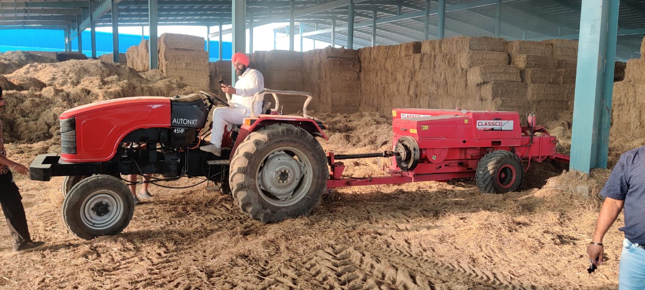 AutoNxt's electric tractor requires some guidance from the owner before it can be left to its own devices 