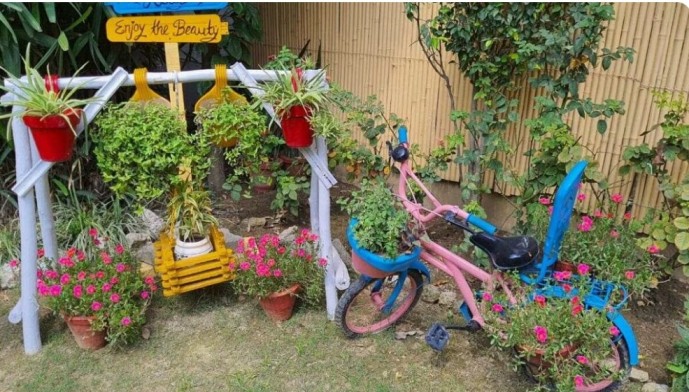 The 'upcycled' garden of ruchi in ghaziabad