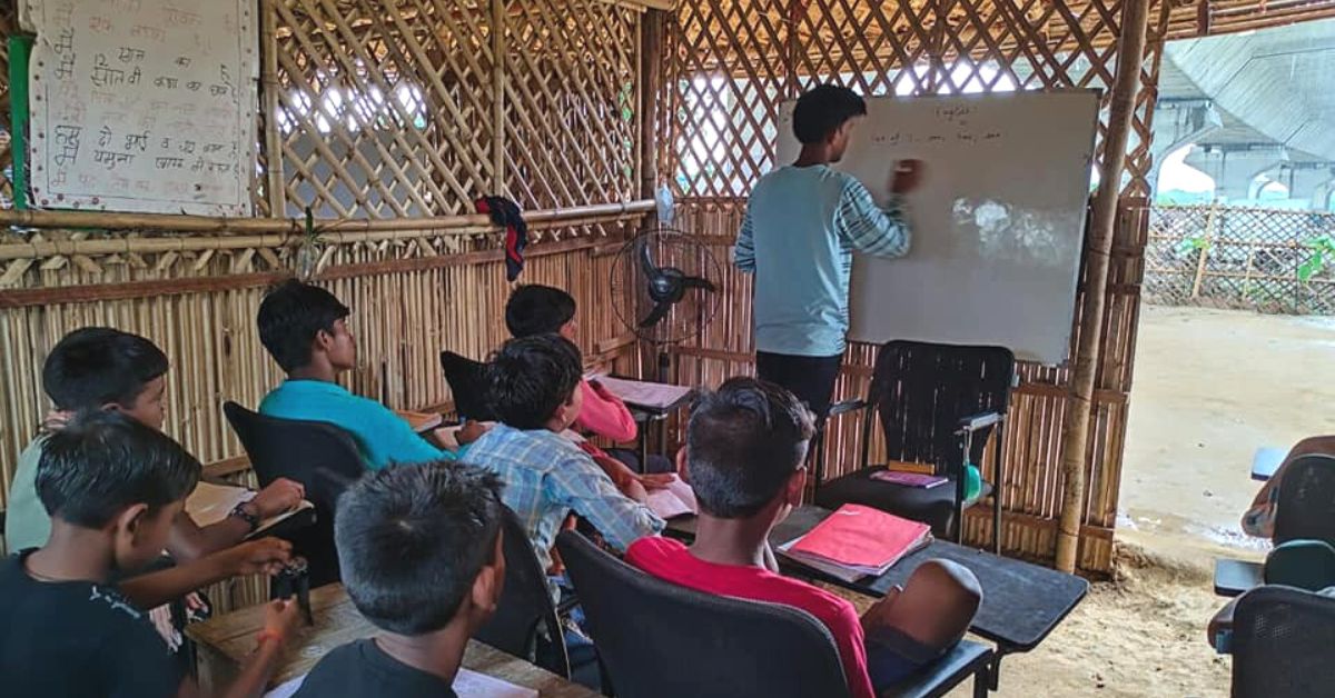 In Flood-Prone India, A Teacher-Lawyer Duo Builds Bamboo Schools for Kids of Farmers