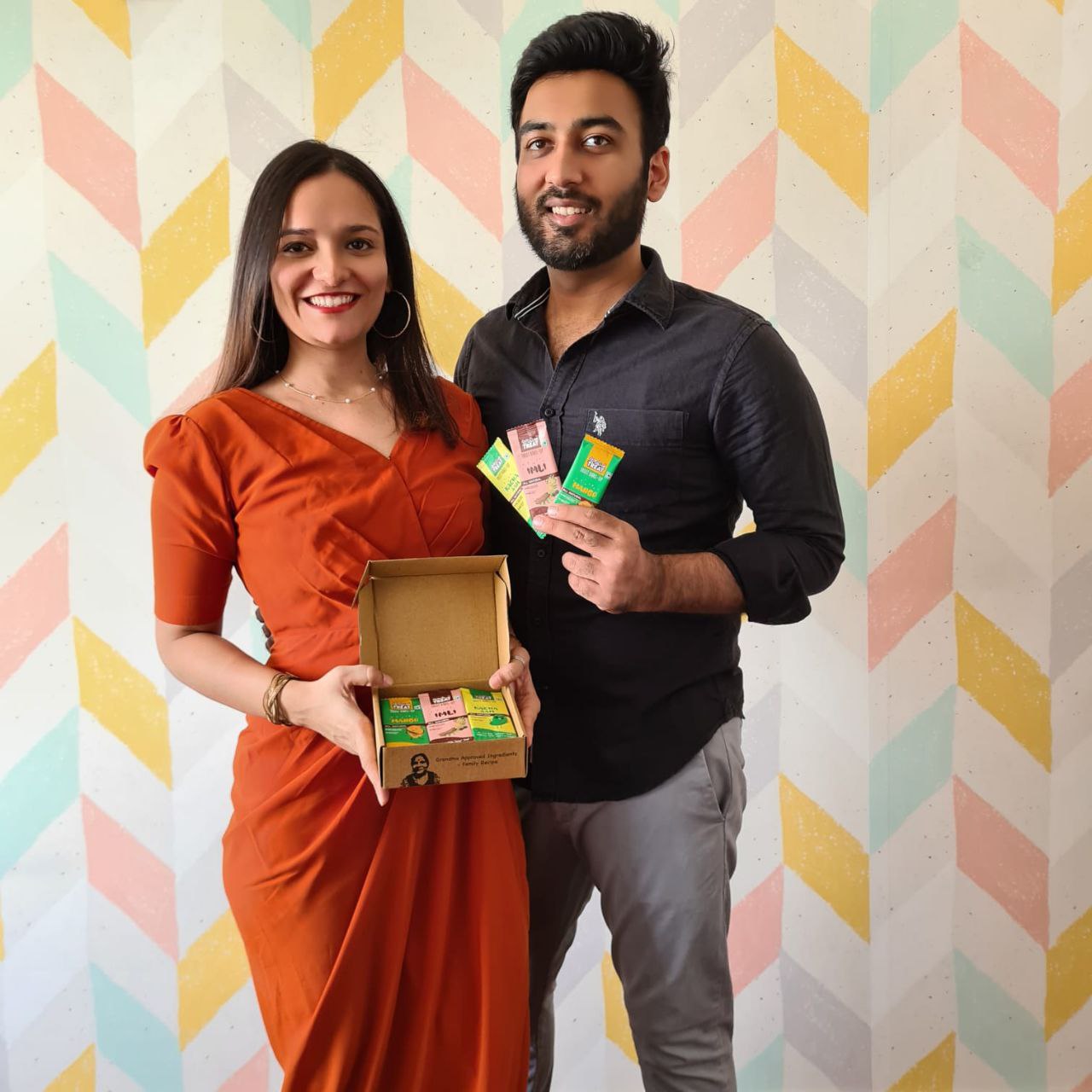 Urvashi and Shrey - co-founders of Trick or Treat products