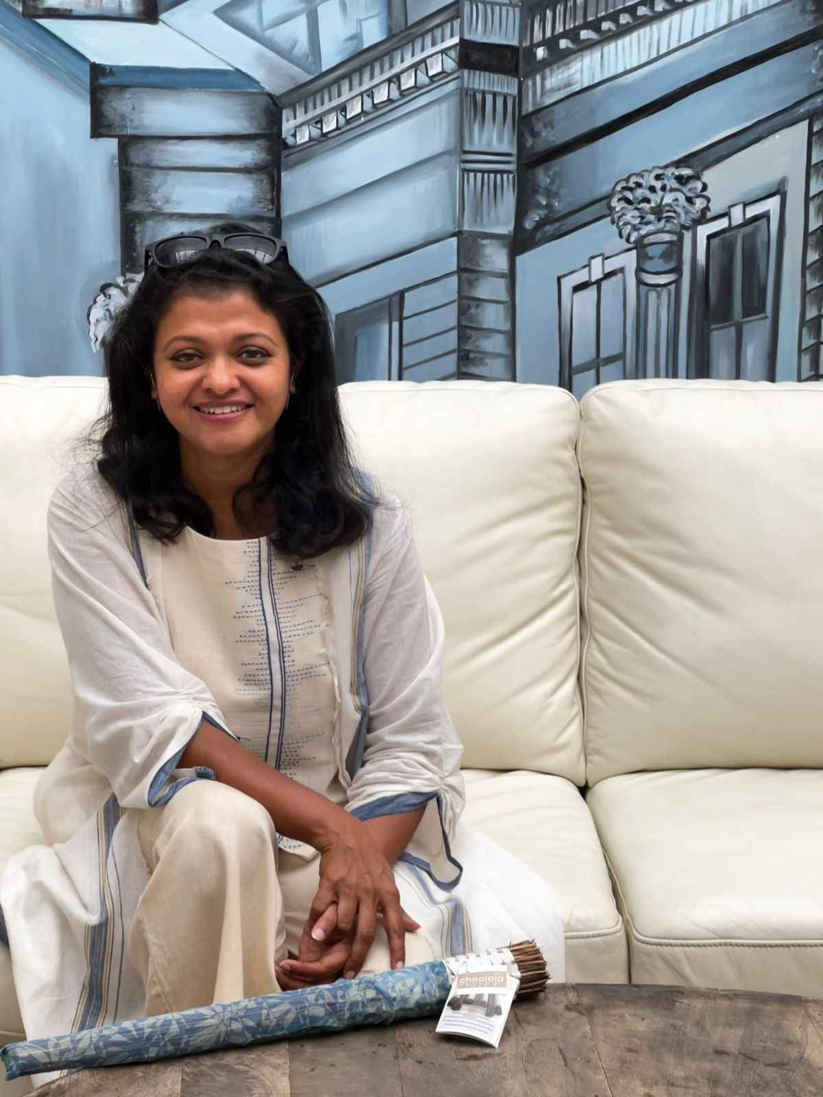 Lakshmi Menon, the founder of Choolala which engages visually impaired women to make broomsticks