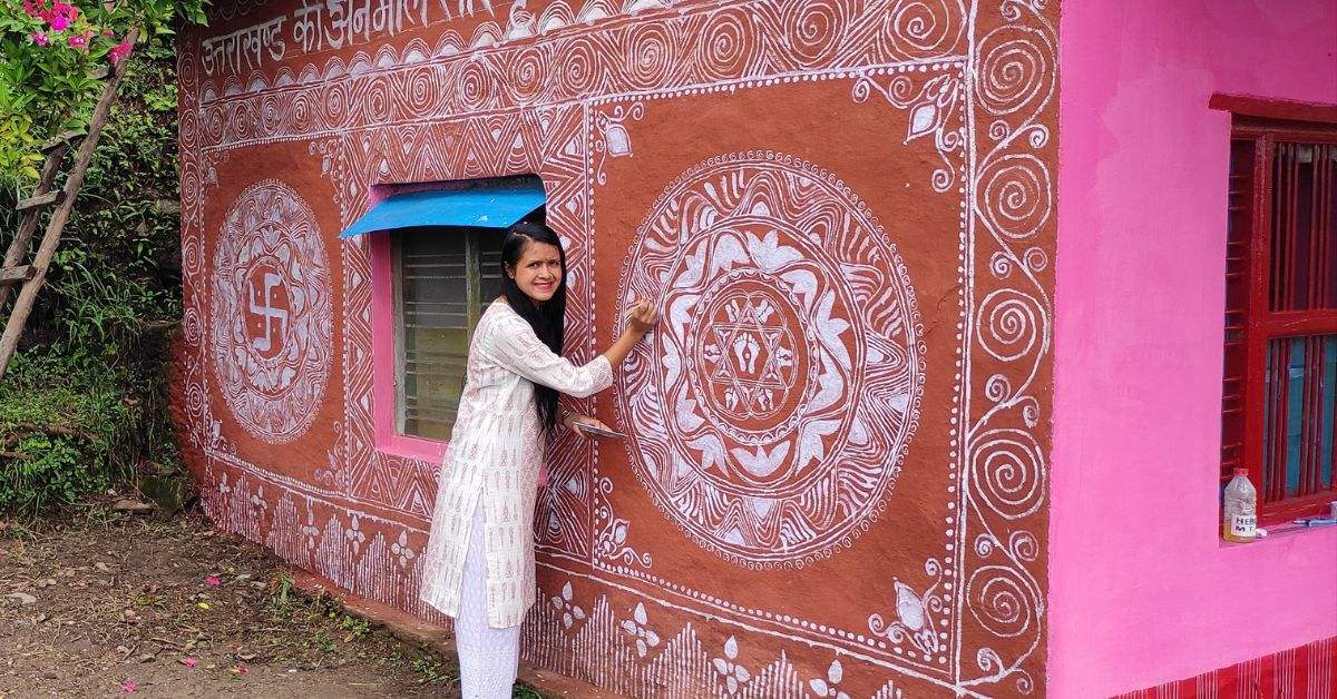 Uttarakhand’s ‘Aipan Girl’ Revives Traditional Himalayan Art, Provides Jobs to Women