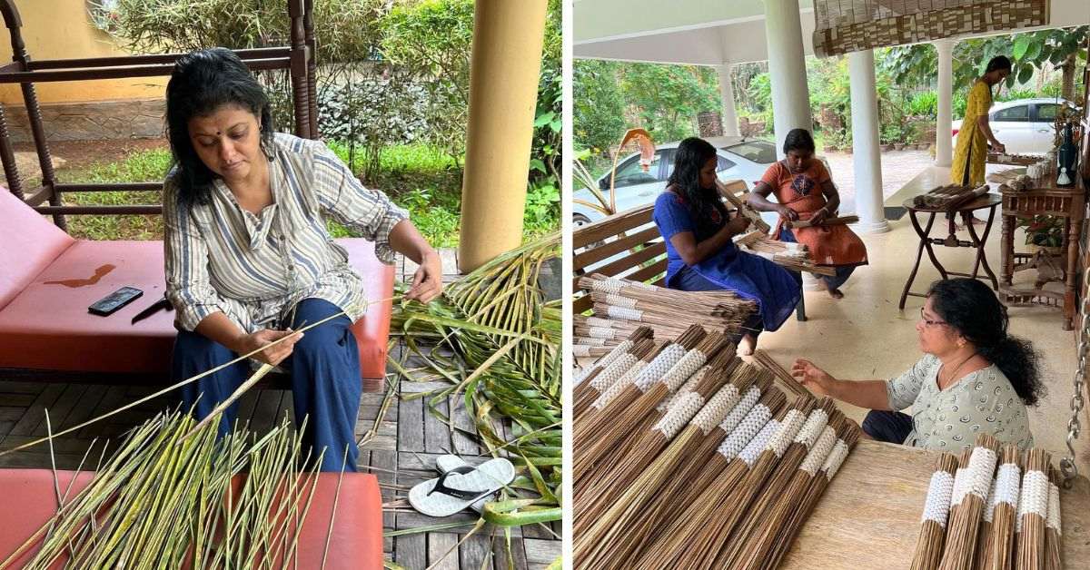 Designer’s Artisanal Brooms Woven by Blind Women Make Them Financially Independent