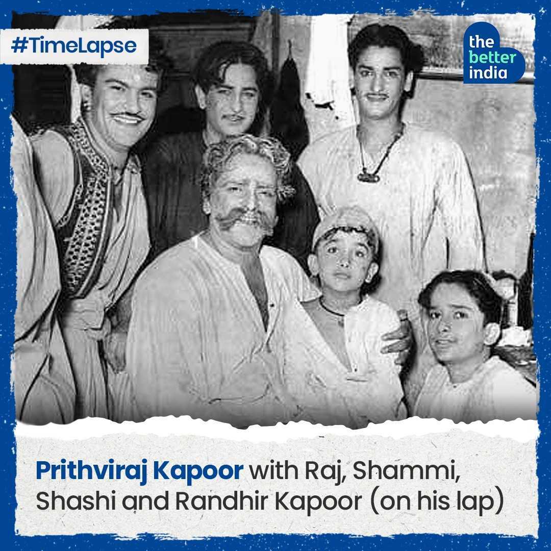 Prithviraj Kapoor, salah satu tokoh pendiri sinema Hindi.