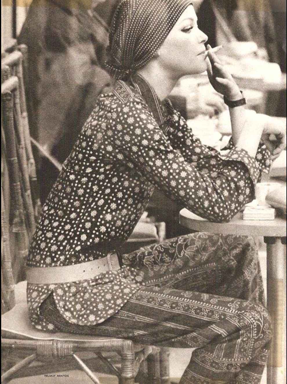 Germano - french actress Romy Schneider wearing Mohanjeet