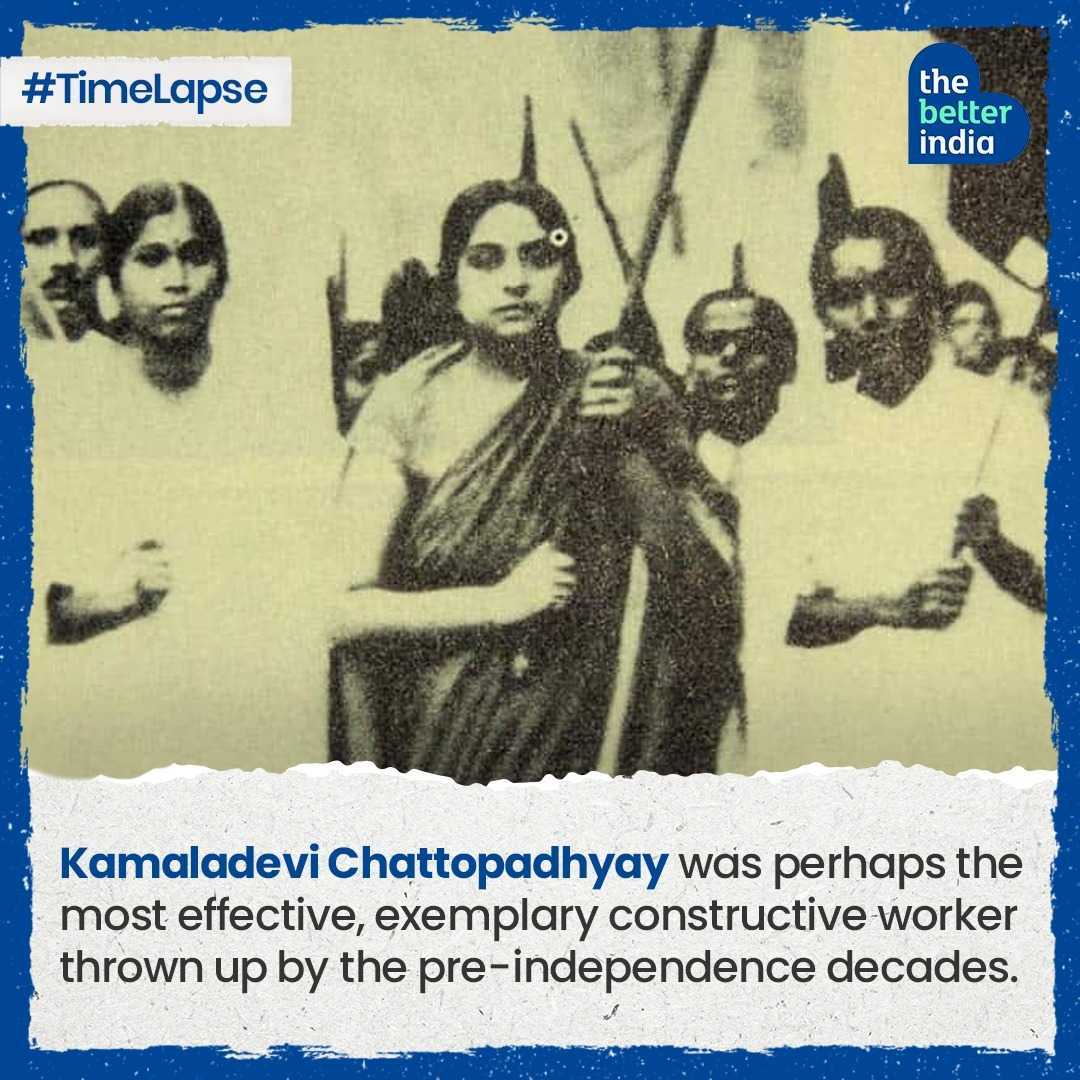 Kamaladevi, a social reformer and freedom activist