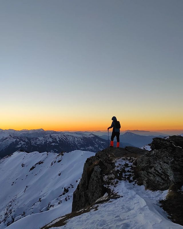 A view from Kedarkantha winter trek