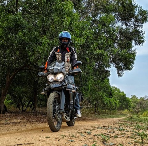 biker and engineering graduate athul bos 