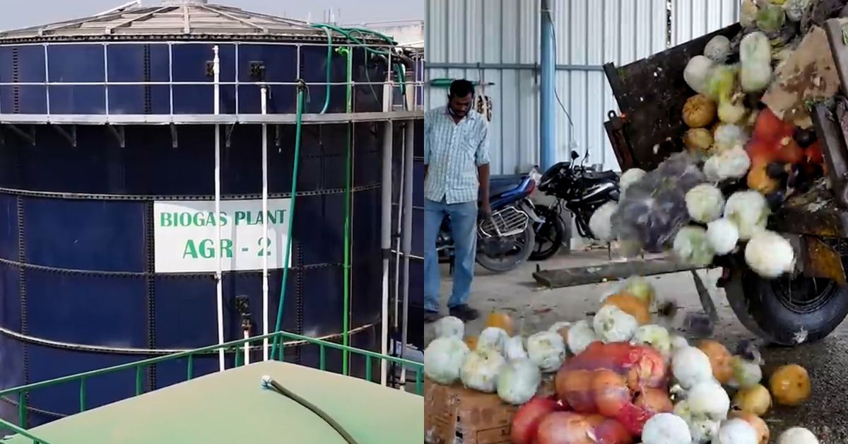 Bowenpally market converts all the waste generated there to electricity and biogas.