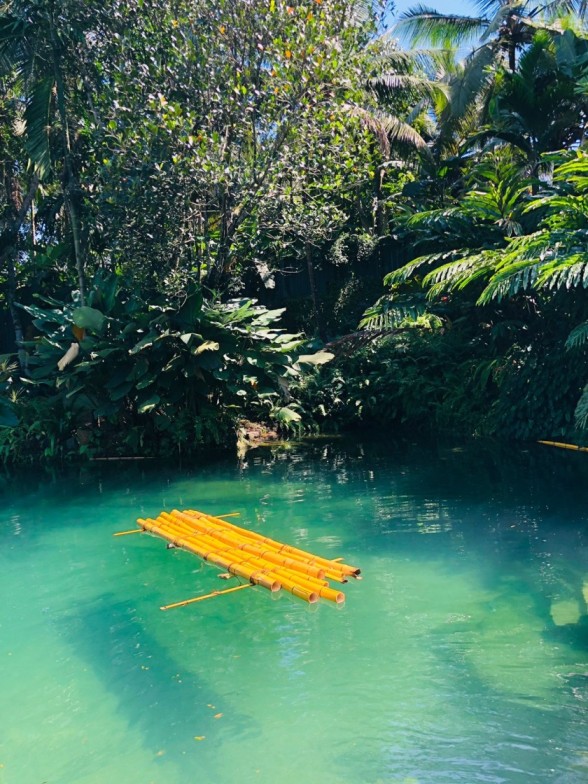 kolam di properti ara hijau musthafa