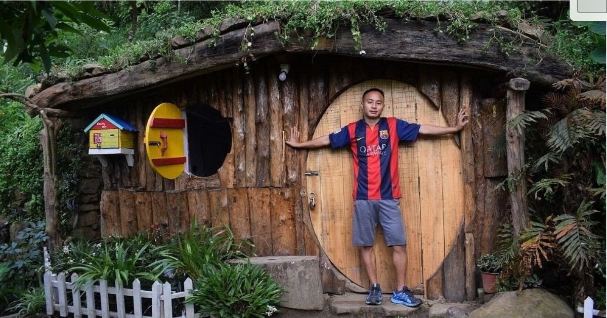 Nagaland Man Built Himself an Enchanting ‘Hobbit Home’ Using Old Tree & Upcycled Wood