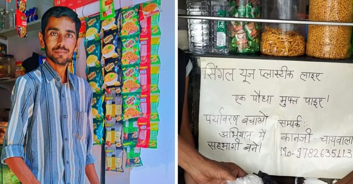 At This Unique Tea Stall, People Drop Off 50 Kg Waste/Month for a Plastic-Free Village