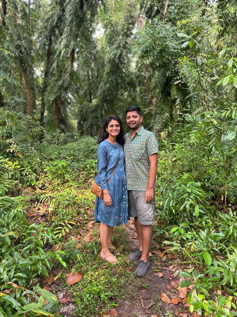 Rajnush and Vedika Agarwal started MharoKhet, an experiential farm tour