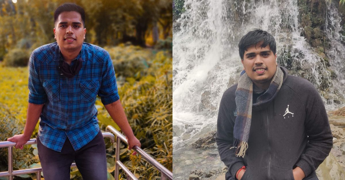 Akash before and after losing weight