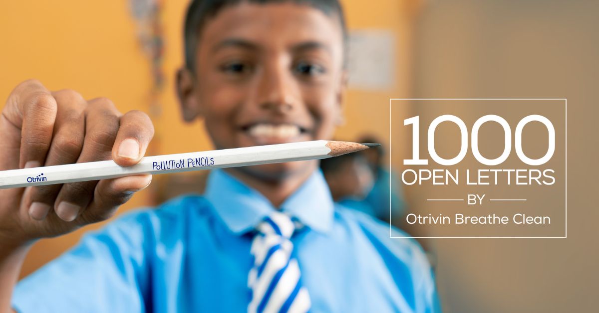 Otrivin's initiative ‘Pollution Capture Pencils