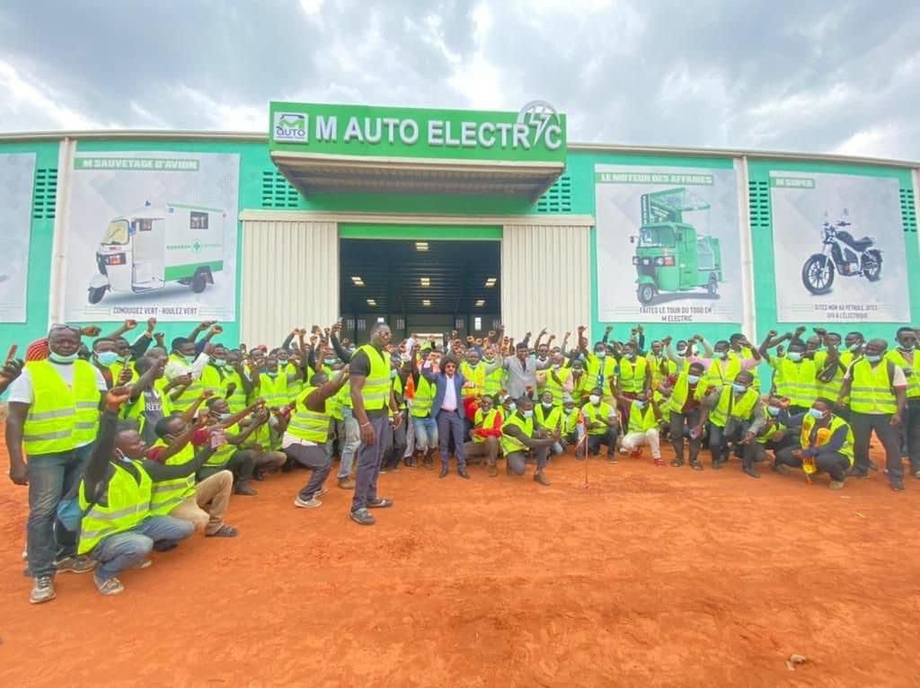 M Electric car in Africa