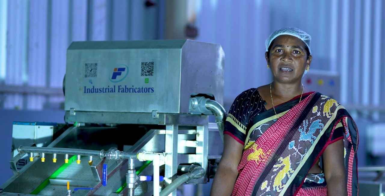 Women from nearby villages in Telangana are empowered through Nurture Fields